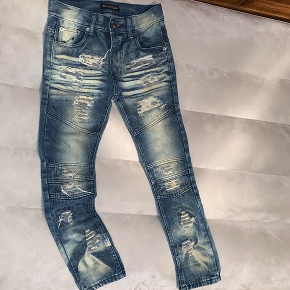 GS-115 Other - Heavily Distressed Girls Jeans